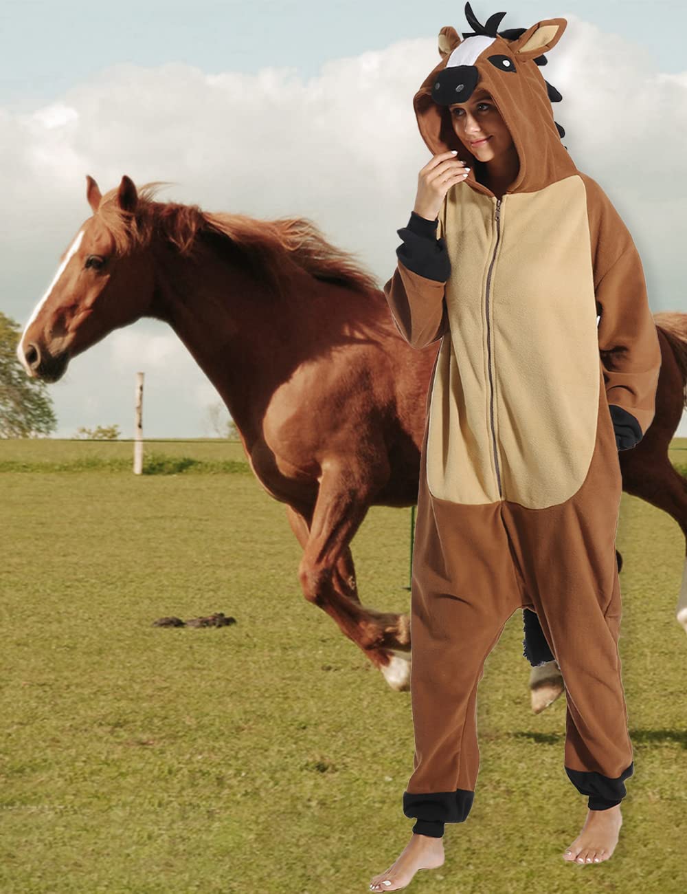 Horse Onesie Pajamas Costume