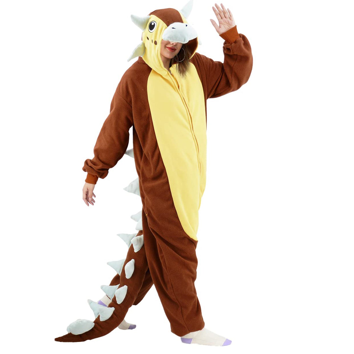 Ankylosaur Onesie Pajamas Costume