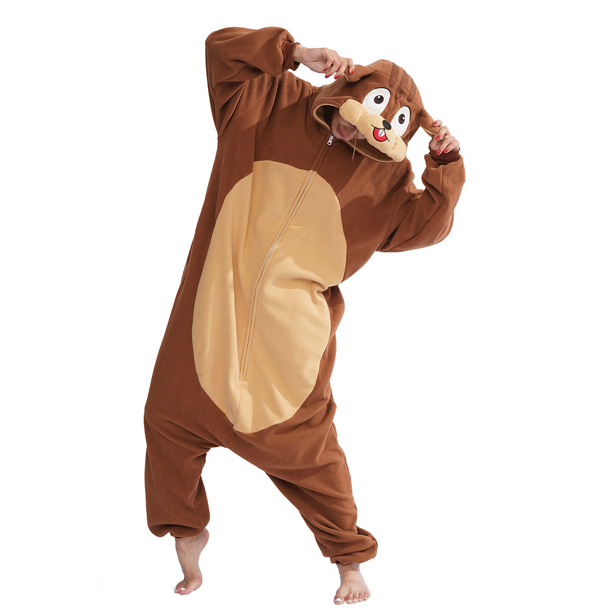 Squirrel Onesie Costume Pajamas