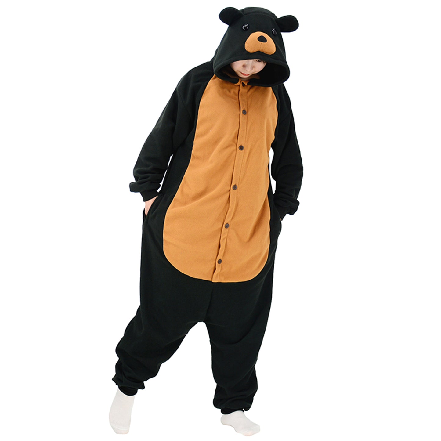 Adult Black Bear Onesie - vavalad