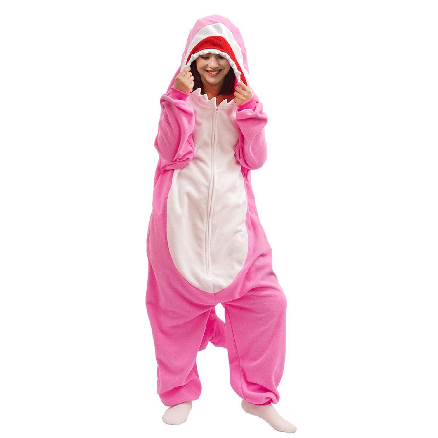 Adult Pink Shark costume - vavalad