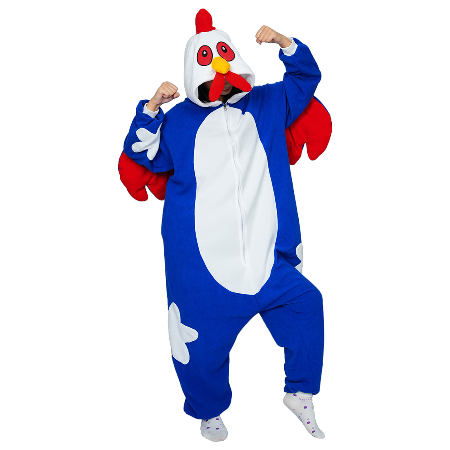 Blue Cock Onesie Pajamas Costume