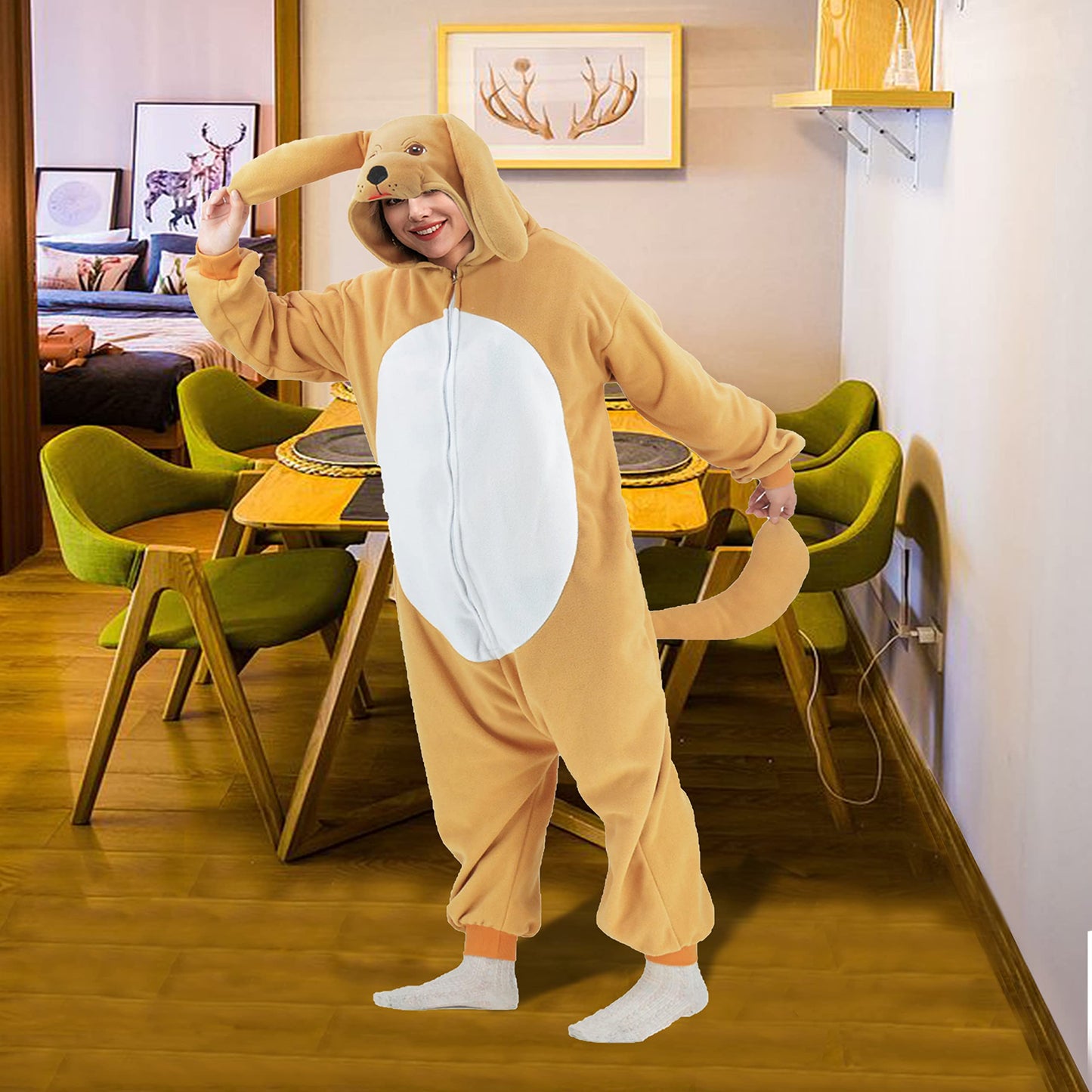 Golden Retriever Dog Onesie Costume