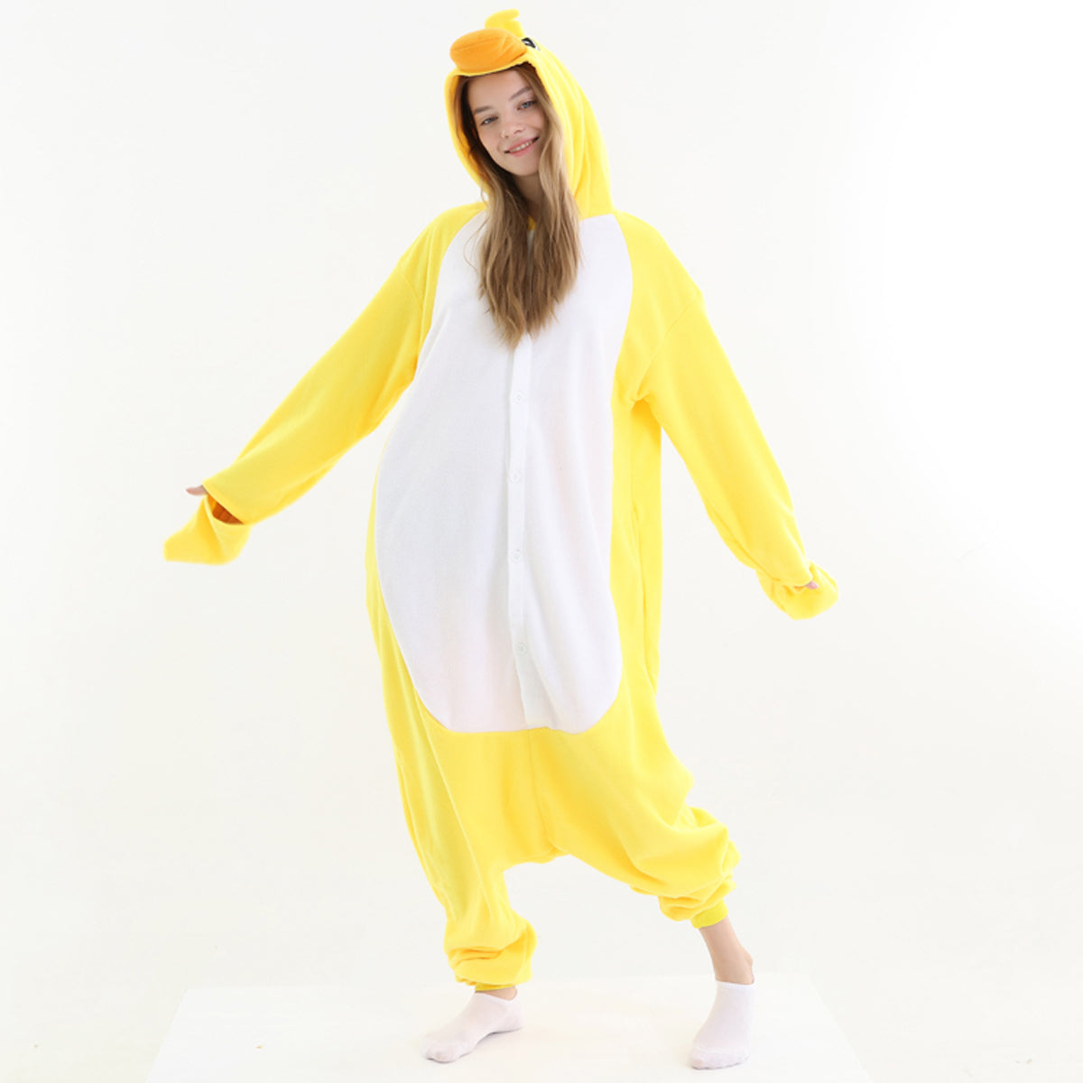 Yellow duck Onesie pajamas - vavalad