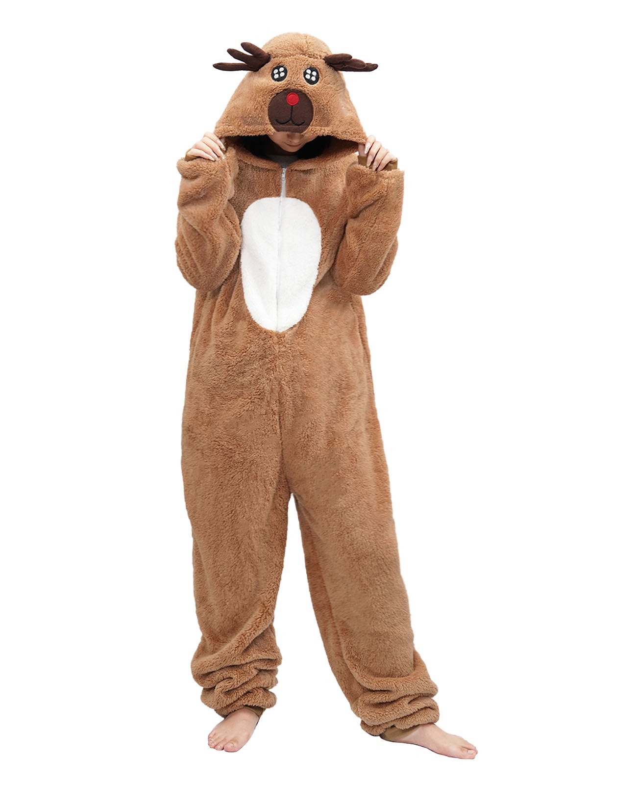 Adult Elk Onesie Costume