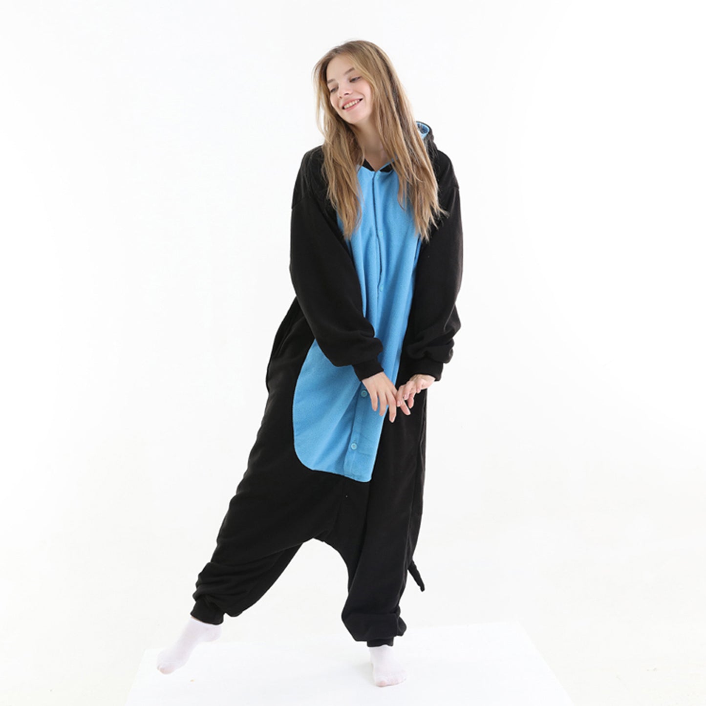 Blue Cat Onesie pajamas - vavalad