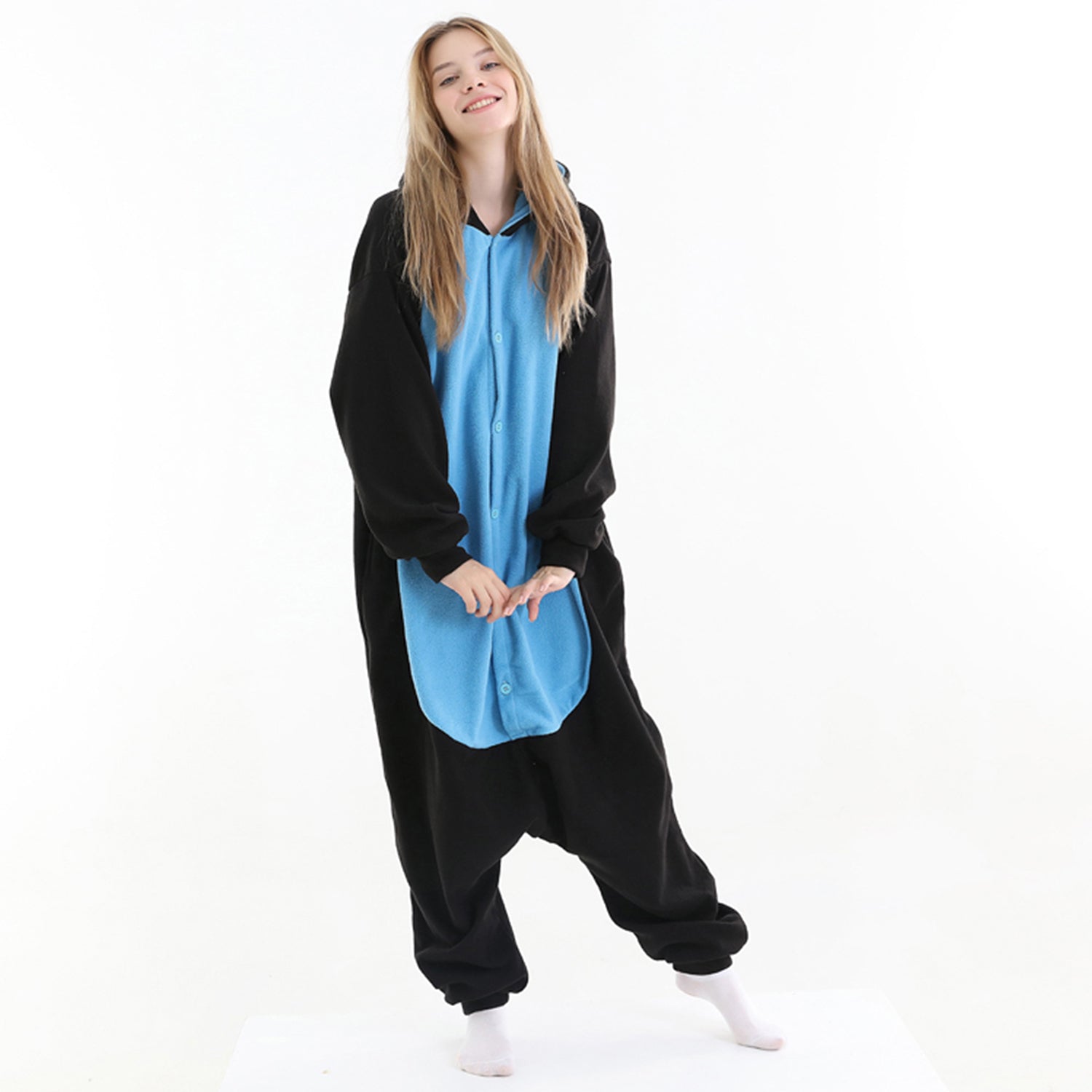 Blue Cat Onesie pajamas - vavalad