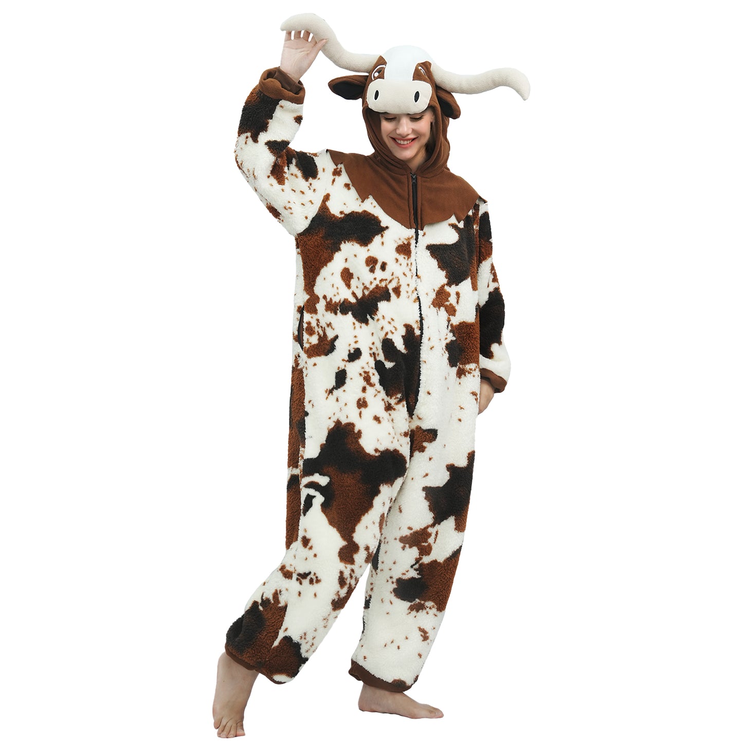 Adult Cow Onesie Costume