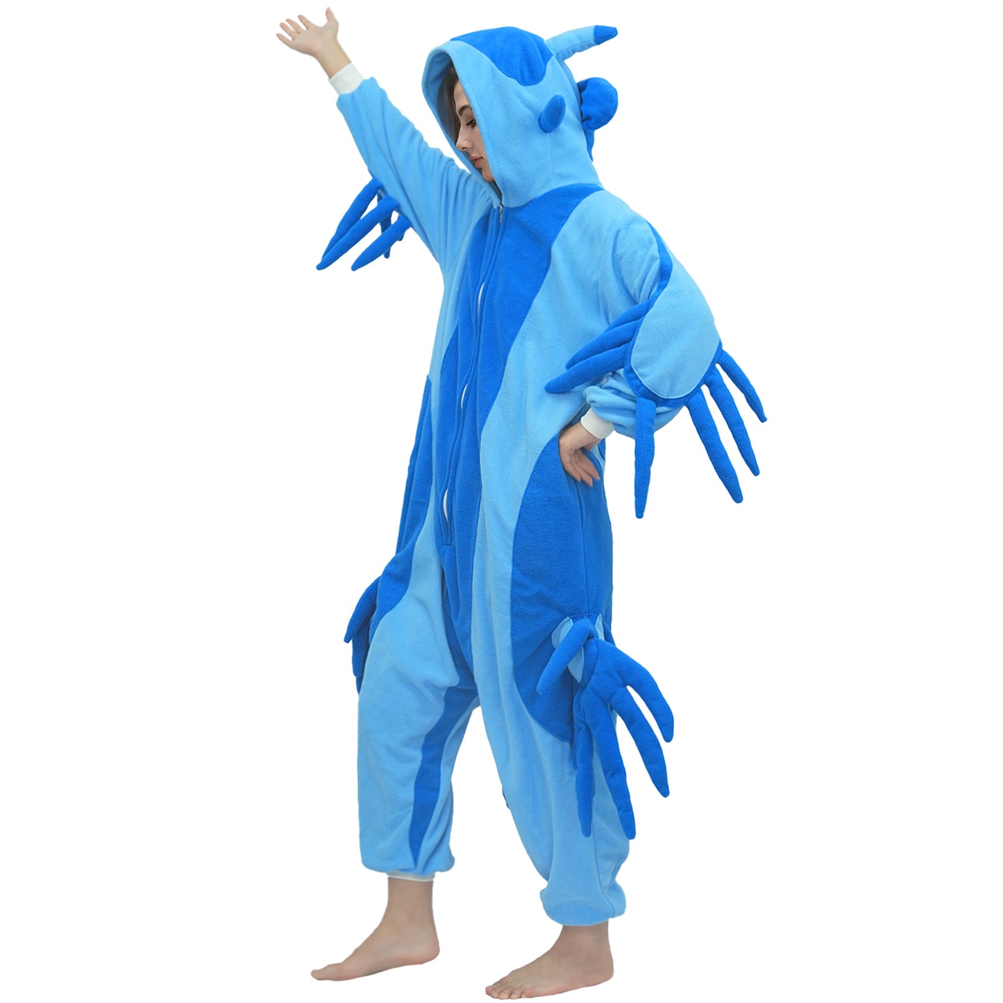 Blue Sea Slug Onesie Pajamas