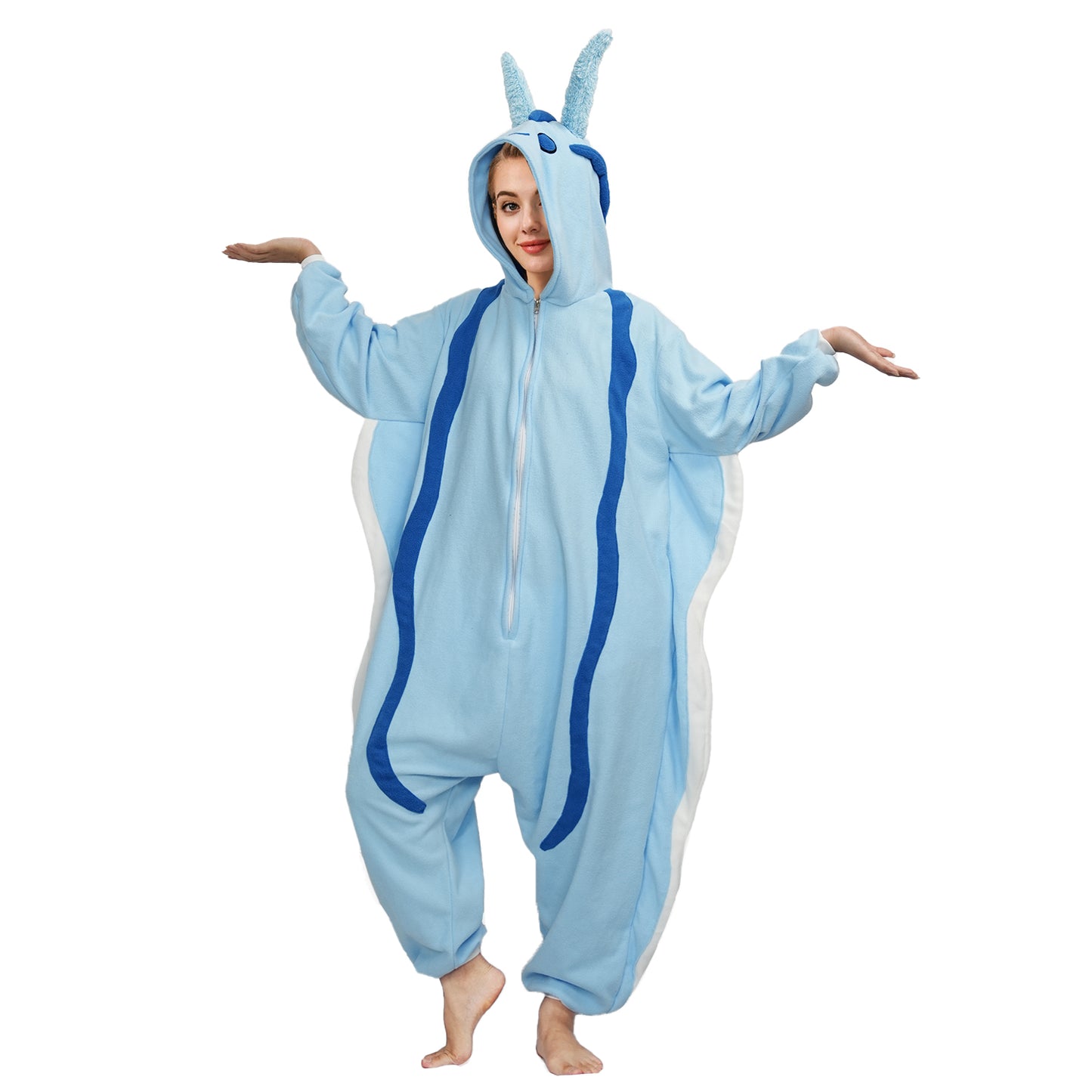 Blue Aplysia Onesie Pajamas