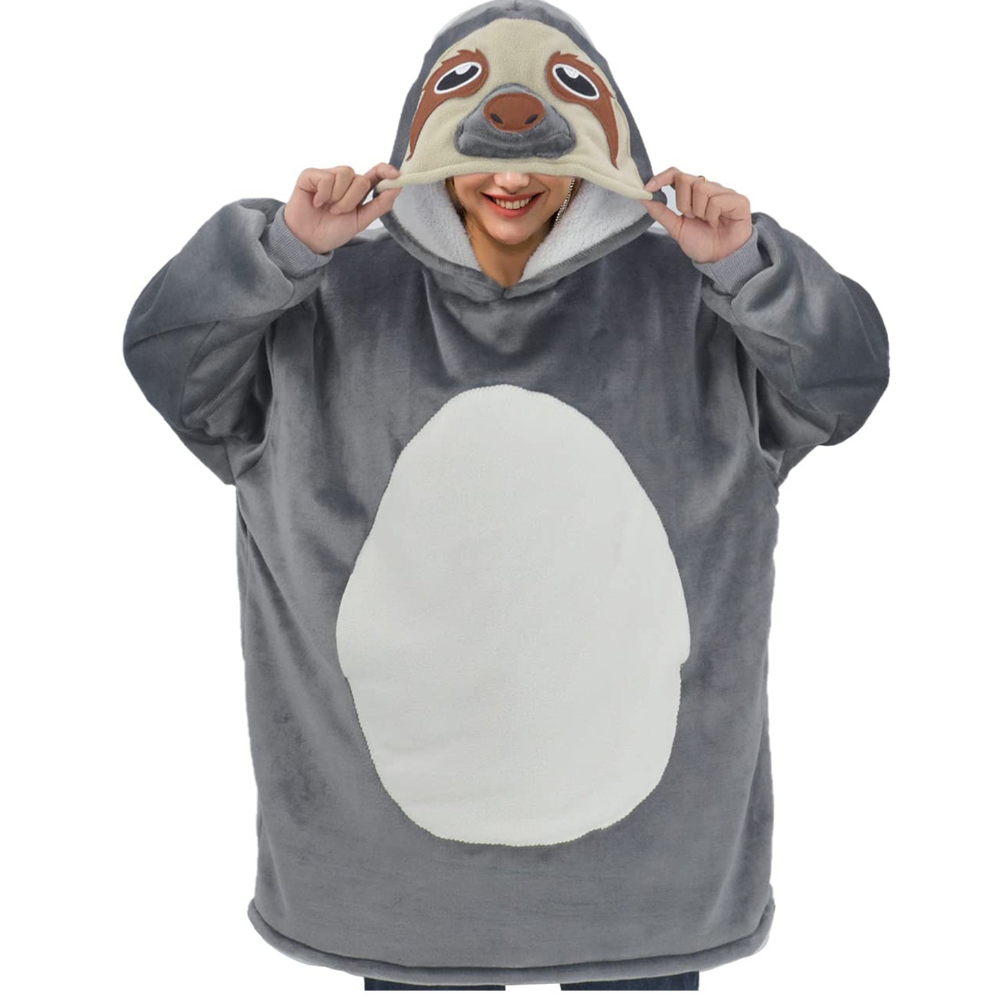 Sloth Wearable Blanket Oversized - vavalad