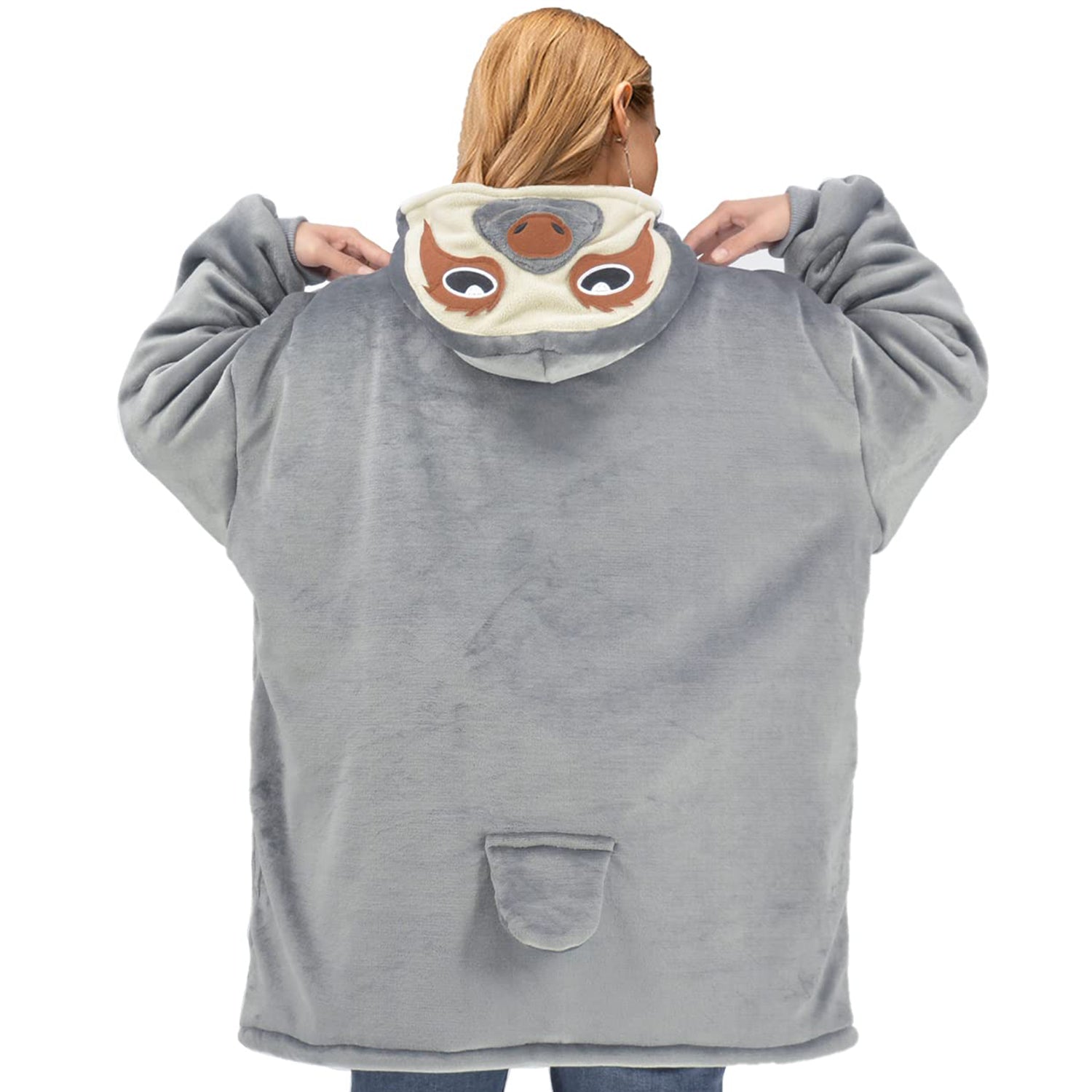 Sloth Wearable Blanket Oversized - vavalad